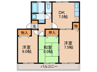 カ－サルミナスⅡの物件間取画像